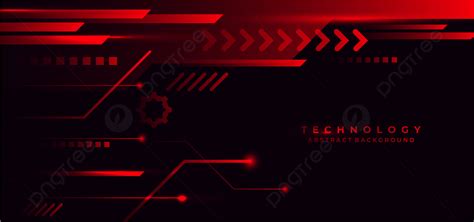 Red Abstract Technology Background Wallpaper Background Technology