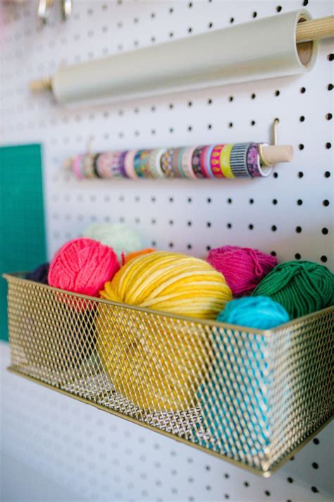 5 Pegboard Organization Ideas For Your Craft Room The Pretty Life Girls
