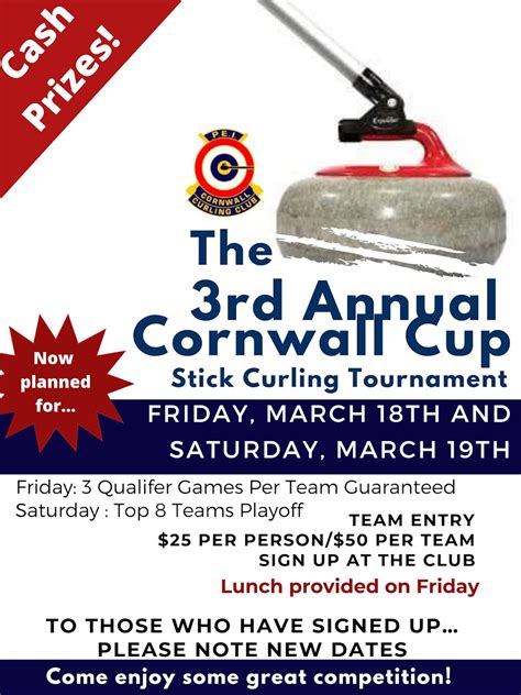 New Dates For Cornwall Cup Stick Curling Tournament Cornwall Curling Club