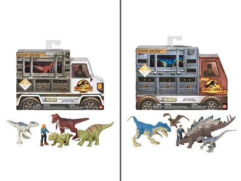 Jurassic World Dominion Carnotaurus Clash And Chaotic Cargo Mini Figure 2 Set Multi Pack