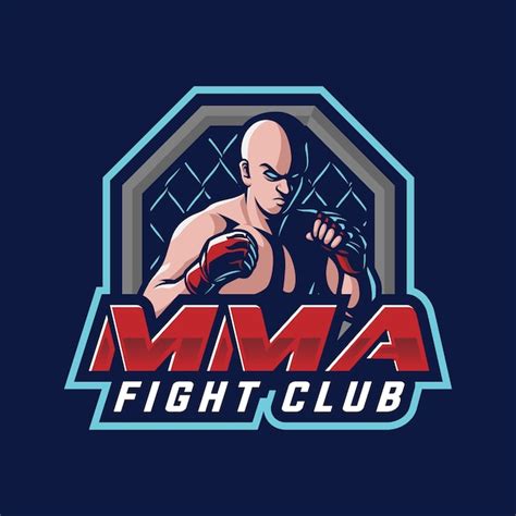 Premium Vector Mma Fight Club Logo Concept