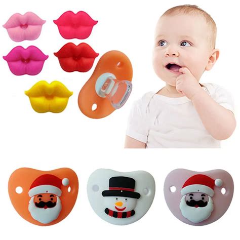 Funny Lip Infant Baby Pacifier Dummy Nipple Teethers Exaggerated