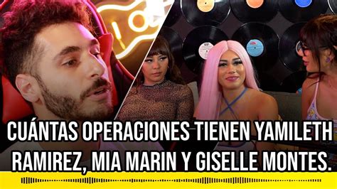 Cuántas Operaciones Tienen Yamileth Ramirez Mia Marin Y Giselle Montes