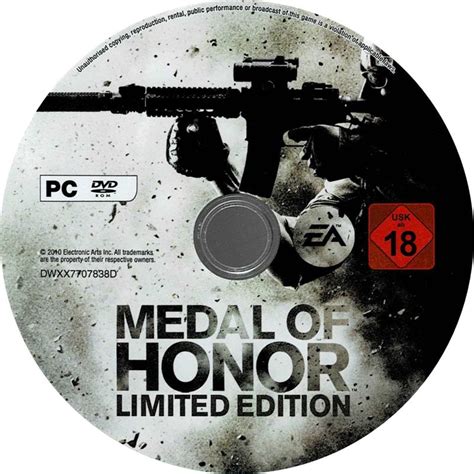 Medal Of Honor Limited Edition 2010 Windows Box Cover Art Mobygames