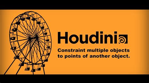 Houdini Tutorial Constraint Multiple Objects To Points Of An Animated