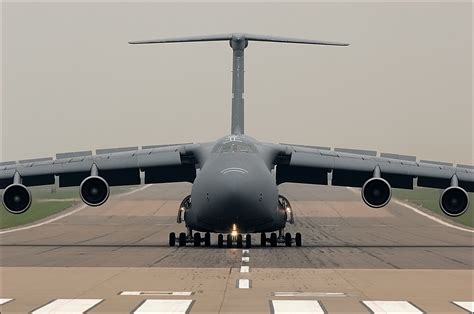 The C 5 Galaxy Is A Large Military Transport Aircraft Developed By