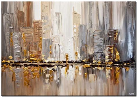 Abstract Paintings By Osnat Fine Art Streets Acrylic Painting