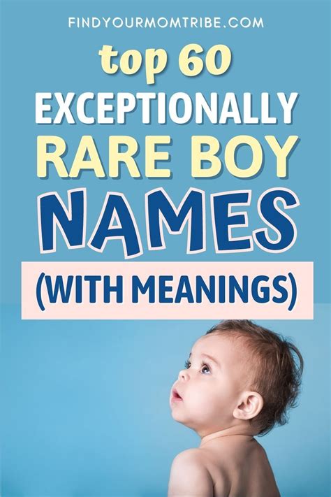 Top 60 Exceptionally Rare Boy Names With Meanings Artofit