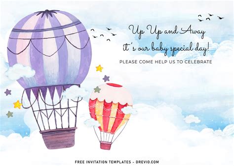 Choose from over a million free vectors, clipart graphics, vector art images, design templates, and illustrations created by artists worldwide! 7+ Watercolor Hot Air Balloons Birthday Invitation ...