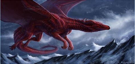 Big Red Dragon Hd Artist 4k Wallpapers Images Backgrounds Photos