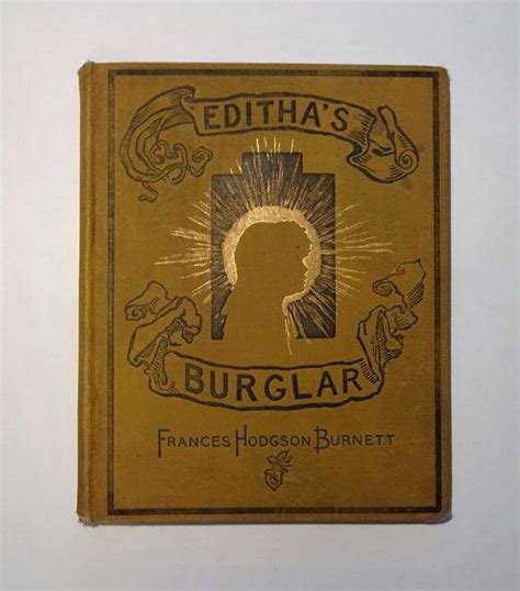 Edithas Burglar Par Frances Hodgson Burnett Good Hardcover 1888 1st