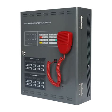 Integrated Fire Emergency Voice Evacuation 350w Fire Broadcast System