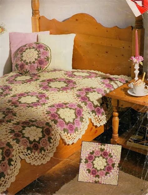 Crochet Floral Bedspreads