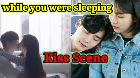 While You Were Sleeping Korean Drama Kiss Scene Youtube