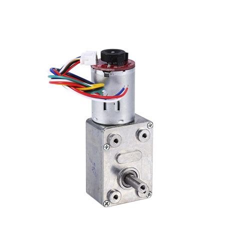 Dc 12v Worm Gear Motor Reversible High Torque Turbo Gear Motor Two Phase Reduction Motor With