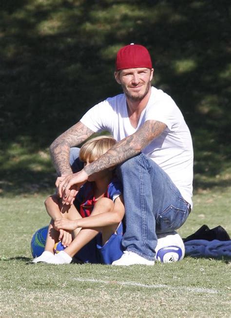 David Beckham Is A Sexy Soccer Dad