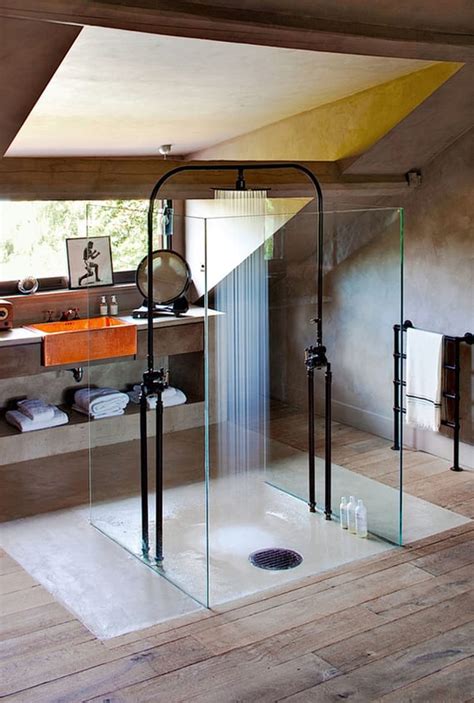 Weitere ideen zu modern, badezimmer, bad. moderne-Badezimmer-im-Vintage-Style-mit-moderner-dusche ...