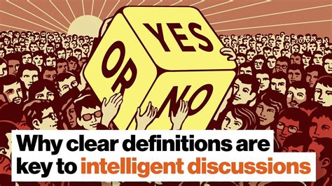 Why Clear Definitions Are Key To Intelligent Discussions Donald