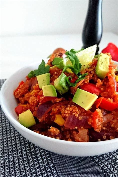 Cette recette contient 0 g glucide. Quinoa à la mexicaine - EQUILIBRE ET SAVEURS | Repas sans ...