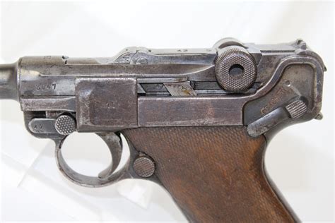 Wwii Mauser 42 Code Luger Pistol Candr Antique 003 Ancestry Guns