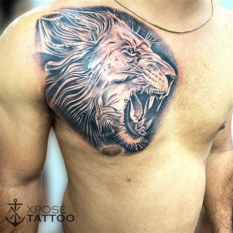 Update More Than 69 Chest Lion Tattoo Latest Vn