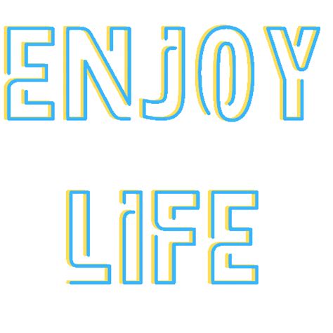 Enjoy Life Sticker By Gou Oui Cookies For Ios And Android Giphy