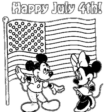 July 4th Coloring Page - Coloring Home