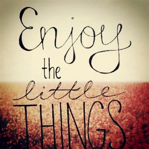 The little things ratings & reviews explanation. Quotes about Enjoy the little things (67 quotes)