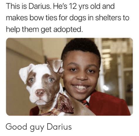 This Is Darius Hes 12 Yrs Old And Makes Bow Ties For Dogs In Shelters