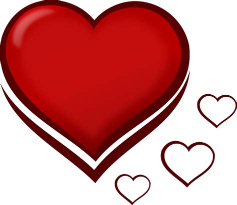 Immagine Vettoriale Gratis Cuore Amore Red San Valentino Immagine