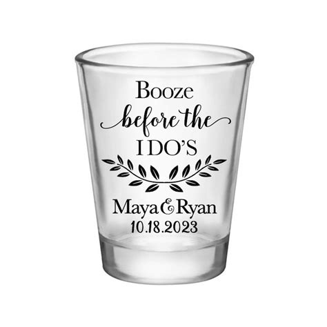 Wedding Shot Glasses Personalized Wedding Favors For Guests In Etsy