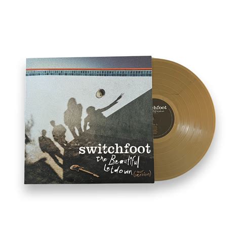 switchfoot the beautiful letdown our version vinyl lp gold metallic