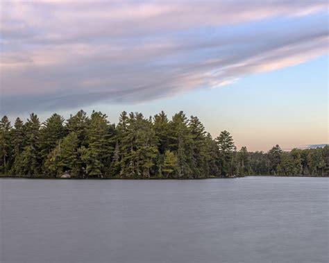 Download Wallpaper 1280x1024 Forest Trees Island Lake Landscape