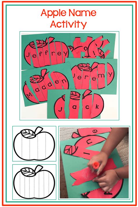 Preschool Apple Activities Preschool Apple Theme Preschool Names