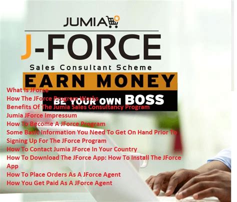 Jforce The Jumia Sales Consultant Program All You Need To Know