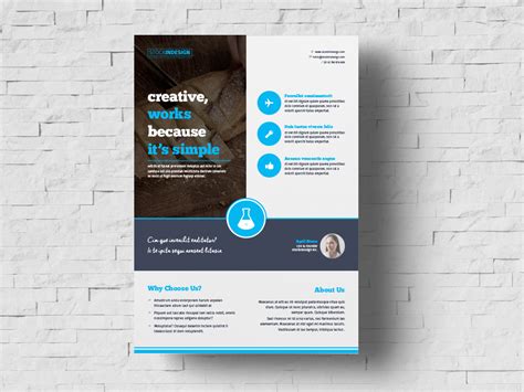 These indesign flyer templates can give you a fantastic head start. FREE Business Flyer Template - StockInDesign
