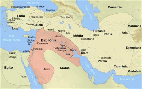 Mapa Del Imperio Babilonico