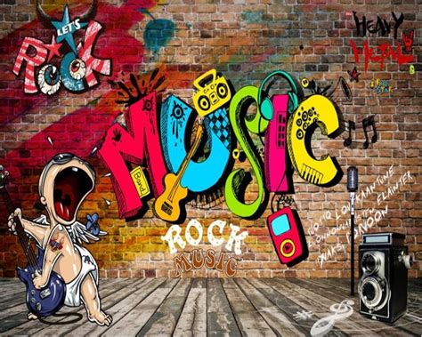 Graffiti Music Wallpaper