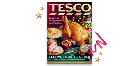 Festive Food To Order Brochure Christmas Tesco Groceries