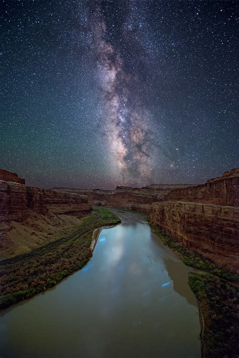 Colorado River In Canyonlands National Park This Is A Nigh Flickr