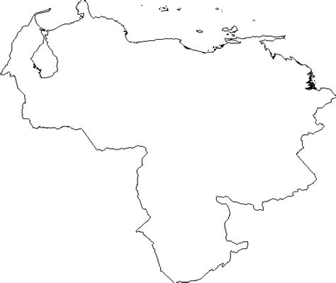 Venezuela Blank Map Maker Printable Outline Blank Map Of Venezuela