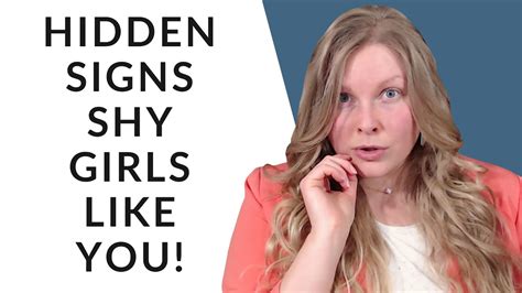 Signs A Shy Girl Likes You 😊 Hidden Signs She Likes You Youtube