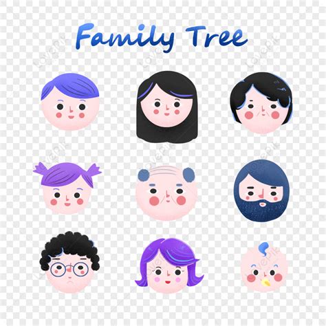 Gambar Silsilah Pohon Keluarga Png Dengan Background Transparan Unduh