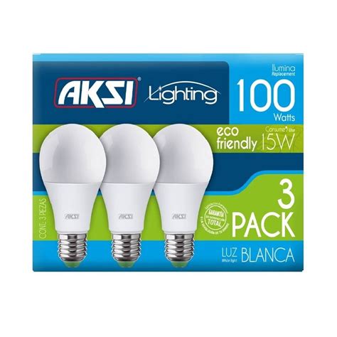 Foco Aksi Lighting Paquete Con Focos Led Wats Modelo Walmart