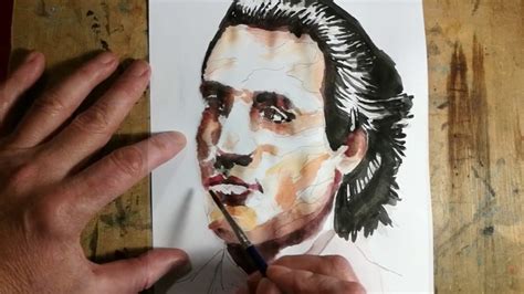 MirceArt How I Paint Episode Portret Of Mihai Eminescu In Watercolors YouTube