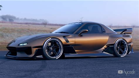 Mazda Rx7 Custom Wide Body Kit By Hycade Compra Con Entrega Instalación Precio Asequible Y