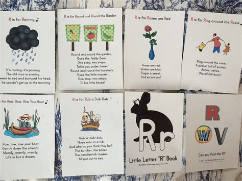 Letter R Alphabet Songs Handprint Art Rainbow Foam Books Day 1