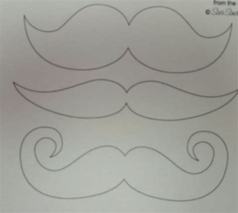 Silly Storytime Mustache Crafts Mustache Template Crafts