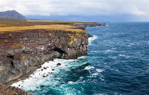 Icelandic Coast Cliffs Photograph By Alexey Stiop Fine Art America
