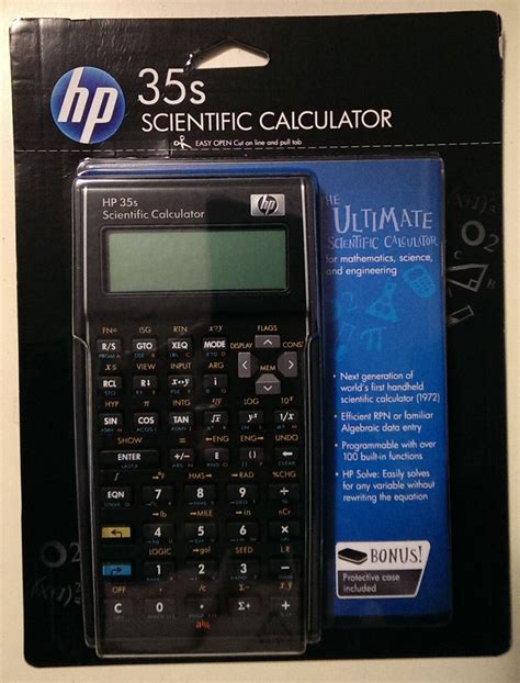 Hewlett Packard Hp 35s Rpn Scientific Calculator Hp35s 883585142859 Ebay